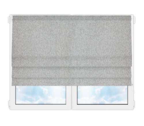 Римские шторы Шале песочно серый XL цена. Купить в «Мастерская Жалюзи»
